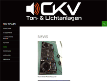 Tablet Screenshot of ckv-jena.de